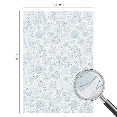 Film occultant fenêtre effet vitrail Motifs en spirale