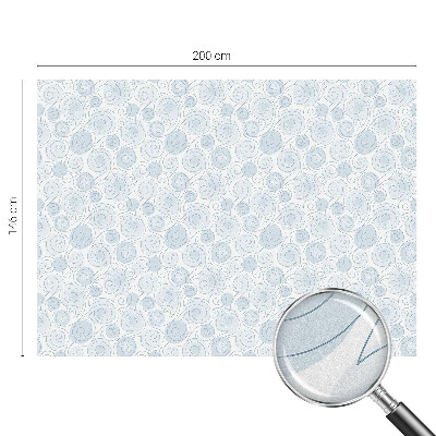 Film occultant fenêtre effet vitrail Motifs en spirale