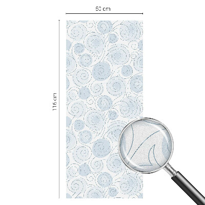 Film occultant fenêtre effet vitrail Motifs en spirale