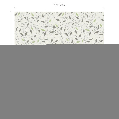 Film fenêtre décoratif occultant vitrail Feuilles des pousses