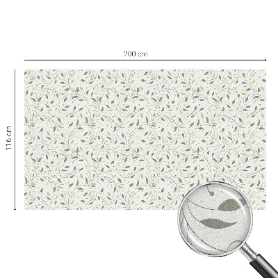 Film fenêtre décoratif occultant vitrail Feuilles des pousses