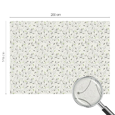 Film fenêtre décoratif occultant vitrail Feuilles des pousses