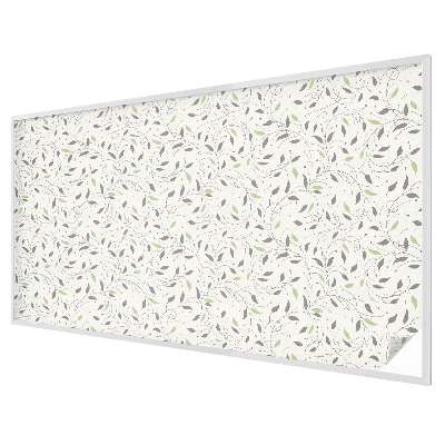 Film fenêtre décoratif occultant vitrail Feuilles des pousses