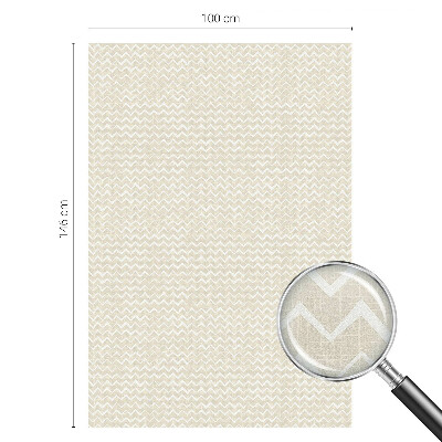 Film occultant pour fenêtre Zigzag beige