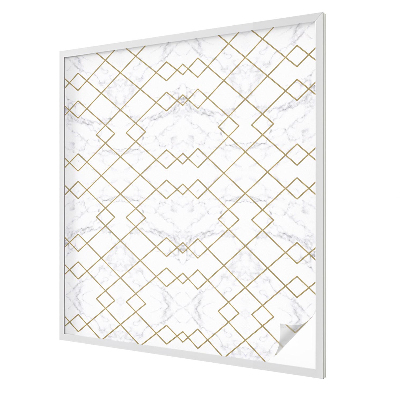 Vitrail autocollant pour fenêtre Lignes géométriques