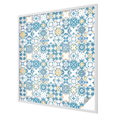 Film occultant fenêtre effet vitrail Motifs de mosaïque