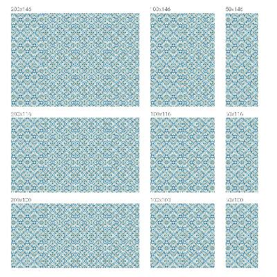 Vitrail autocollant pour fenêtre Rosettes géométriques