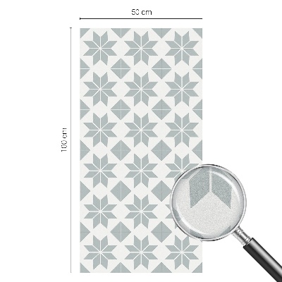 Film fenêtre décoratif occultant vitrail étoiles géométriques