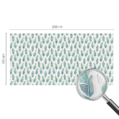 Film occultant pour fenêtre feuilles tropicales