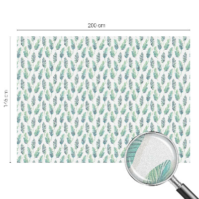 Film occultant pour fenêtre feuilles tropicales