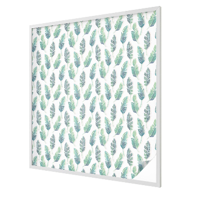 Film occultant pour fenêtre feuilles tropicales