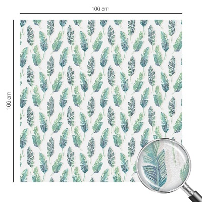 Film occultant pour fenêtre feuilles tropicales