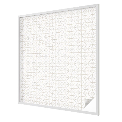 Film occultant fenêtre effet vitrail Motifs géométriques