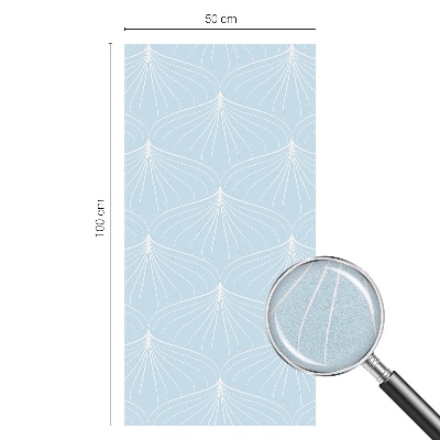 Vitrail autocollant pour fenêtre Fans harmonieux