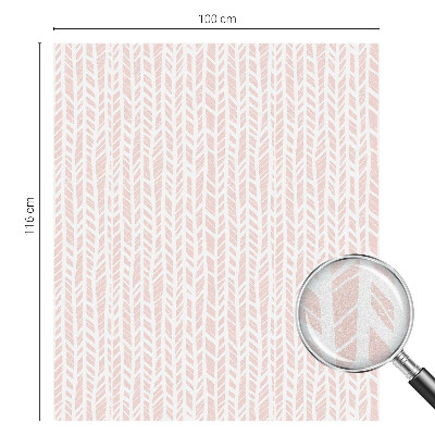 Autocollant pour vitrage Motif à chevrons pastel