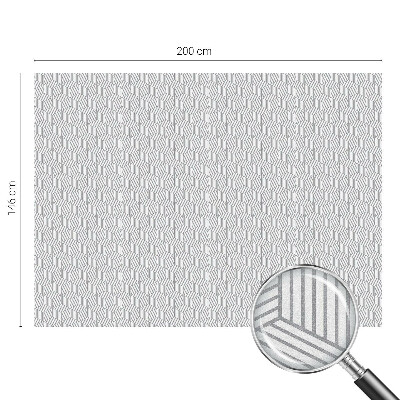 Film occultant fenêtre effet vitrail Solides hexagonaux