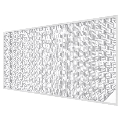 Film occultant fenêtre effet vitrail Solides hexagonaux