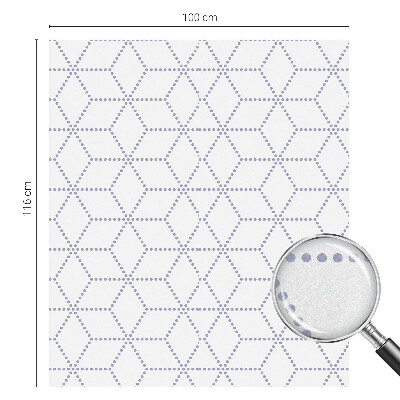 Vitrail autocollant pour fenêtre losanges violets