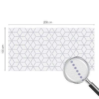 Vitrail autocollant pour fenêtre losanges violets