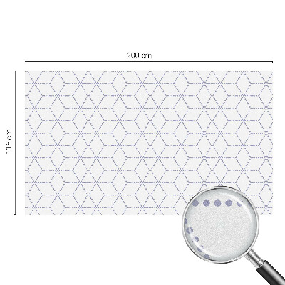 Vitrail autocollant pour fenêtre losanges violets