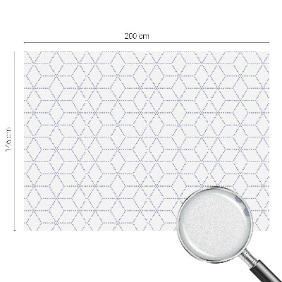 Vitrail autocollant pour fenêtre losanges violets