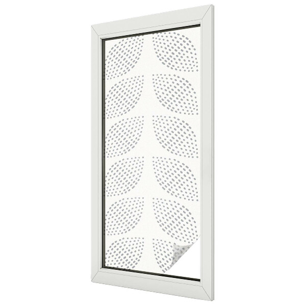 Film occultant pour fenêtre Feuilles ponctuées