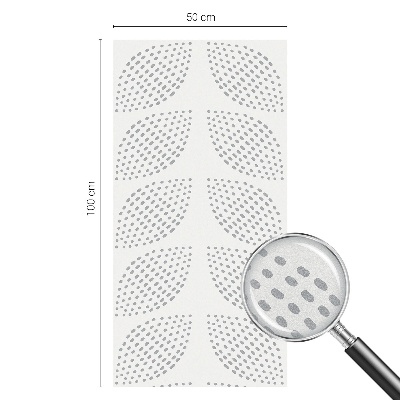 Film occultant pour fenêtre Feuilles ponctuées