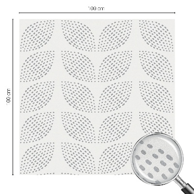 Film occultant pour fenêtre Feuilles ponctuées