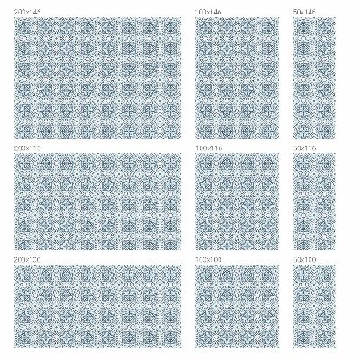 Autocollant pour vitrage mosaïque classique