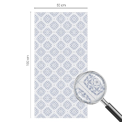 Vitrail autocollant pour fenêtre Rosettes délicates