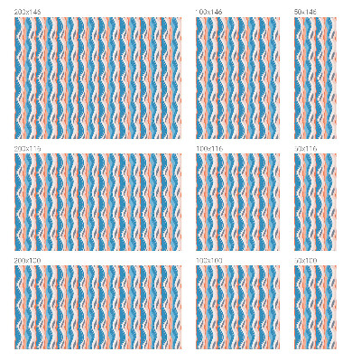 Film fenêtre décoratif occultant vitrail Rythme ondulé