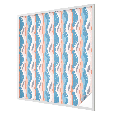 Film fenêtre décoratif occultant vitrail Rythme ondulé