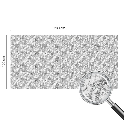 Film occultant fenêtre effet vitrail Portraits classiques