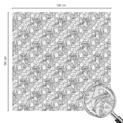 Film occultant fenêtre effet vitrail Portraits classiques