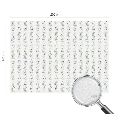 Vitrail autocollant pour fenêtre charme des plantes