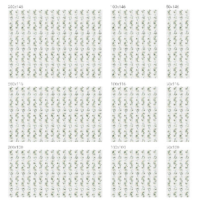 Vitrail autocollant pour fenêtre charme des plantes
