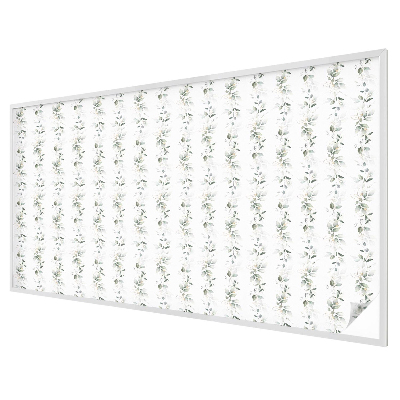 Vitrail autocollant pour fenêtre charme des plantes