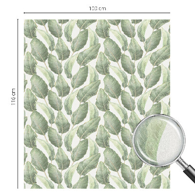 Film occultant pour fenêtre Feuilles vertes