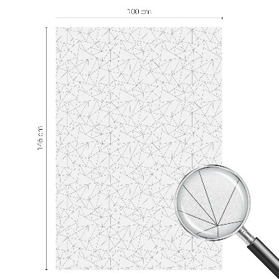 Film fenêtre décoratif occultant vitrail Motifs géométriques