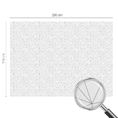Film fenêtre décoratif occultant vitrail Motifs géométriques