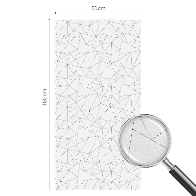 Film fenêtre décoratif occultant vitrail Motifs géométriques