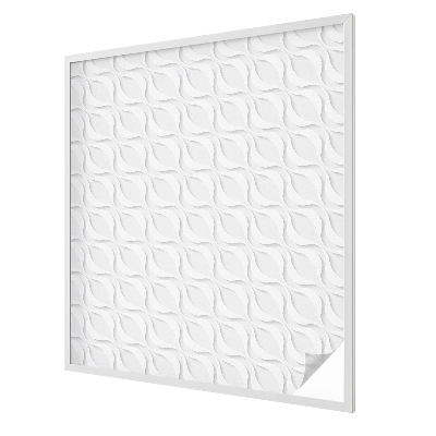 Film occultant fenêtre effet vitrail Formes ondulées