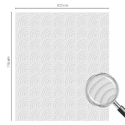 Vitrail autocollant pour fenêtre Arches grises