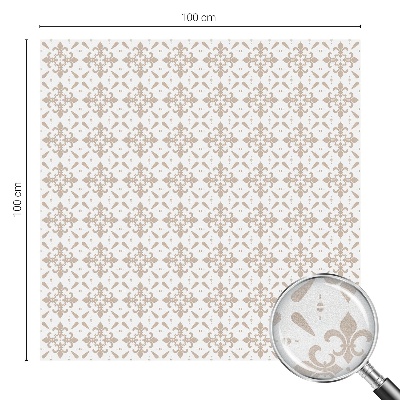 Film fenêtre décoratif occultant vitrail Motifs élégants