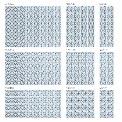 Autocollant pour vitrage ornements floraux