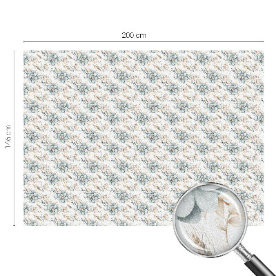 Vitrail autocollant pour fenêtre élégance florale