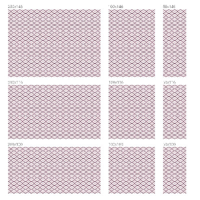 Autocollant pour vitrage formes ovales