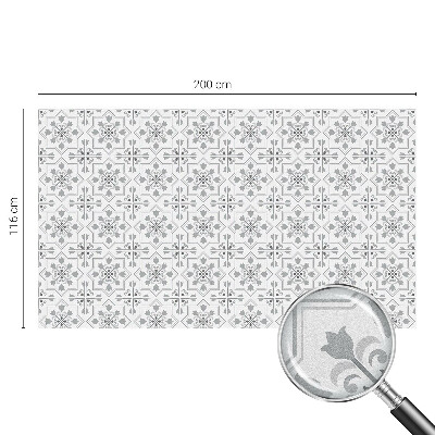 Film fenêtre décoratif occultant vitrail Ornements symétriques