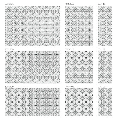 Film fenêtre décoratif occultant vitrail Ornements symétriques