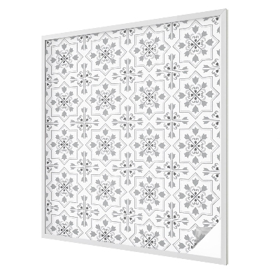 Film fenêtre décoratif occultant vitrail Ornements symétriques